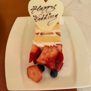 カットした際のケーキ