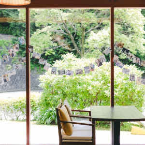 ゲストの待ち合いスペース。親族も同じ場所だったそうです。|720204さんのAMANDAN HILLS ～アマンダンヒルズ～の写真(2353876)