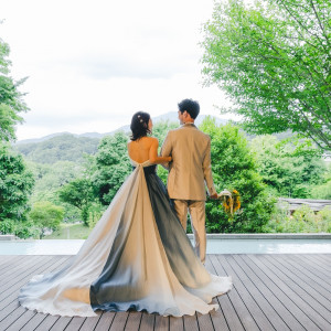 高砂後方のデッキにて後撮りをしてもらいました。|720204さんのAMANDAN HILLS ～アマンダンヒルズ～の写真(2254368)