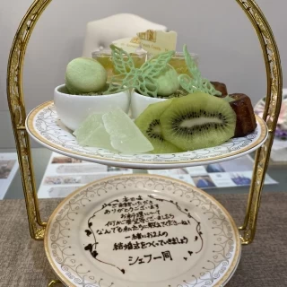 ブライダルフェアのデザート