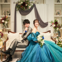 ソファー席の装花・コーディネート