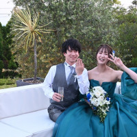ガーデンでの撮影