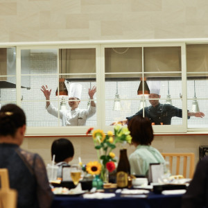 シェフ演出|720570さんのララシャンス迎賓館(宮崎)の写真(2257152)