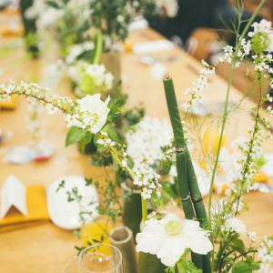 テーブルのお花|720682さんのFOLK FOLK Wedding（フォークフォークウエディング）の写真(2524826)