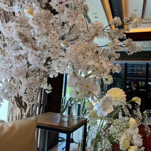桜の時期だったので内装も桜にしました|721036さんのKIYOMIZU京都東山（キヨミズ京都東山）の写真(2440164)