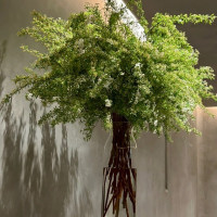 挙式会場の花は1週間毎に入れ替わっている