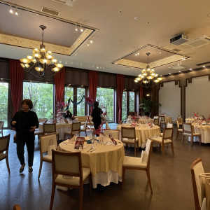 1階のガーデンがある披露宴会場です|721453さんのザ フナツヤの写真(2362432)