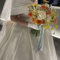 ドレスも花束も素敵でした！