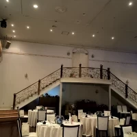 披露宴会場の階段です。内側です。