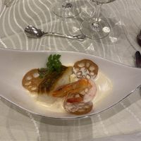 料理にでてきたクリームスープ　あたたかかったです