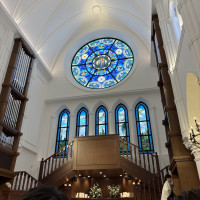 ステンドグラスに圧倒されました！