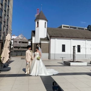 チャペル外のガーデンテラス|721716さんのレンブラントホテル厚木の写真(2263651)