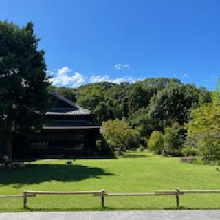 披露宴会場から見える中庭