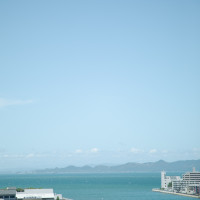 親族控え室から見える景色