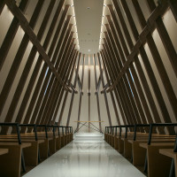 温かみのあるチャペル