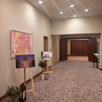 披露宴会場の入り口