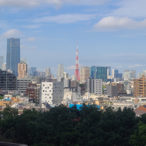 披露宴会場からみた景色|721933さんのウェスティンホテル東京の写真(2275016)