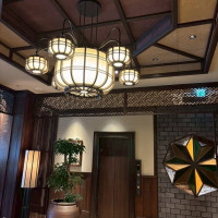 披露宴会場の前のロビー