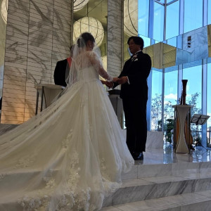 誓いの言葉|722077さんのノートルダム大阪ONE/FIVESTAR WEDDINGの写真(2266427)