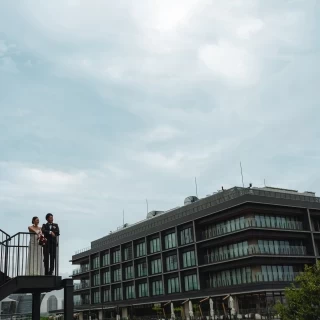 披露宴会場入場前
