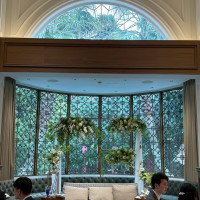 メイン装花は造花のアーチにしました