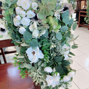 チャペル会場の装花|722147さんのララシャンス迎賓館 大分の写真(2485878)