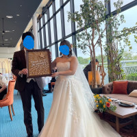 結婚証明書披露