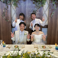 お世話になっている上司との写真
