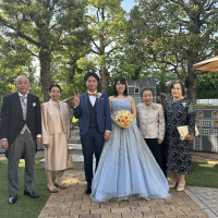 新婦との写真