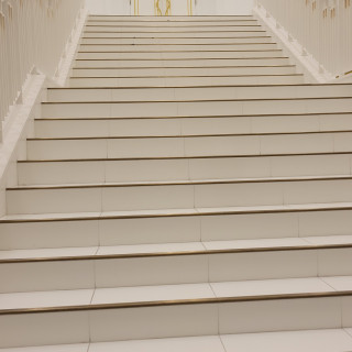 チャペル退場後の大階段