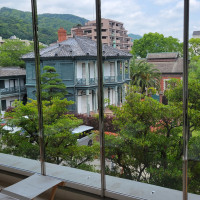 挙式会場から見える旧ハッサム邸