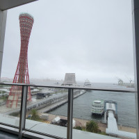 会場グランブルーのテラス眺望
