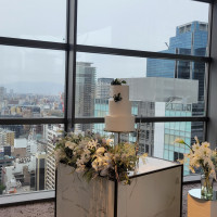 22階会場ケーキ台