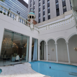 屋上には鐘も設置|722267さんのセント・ラファエロチャペル御堂筋の写真(2502122)