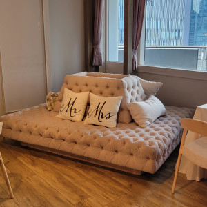 会場内インテリアソファ|722267さんのチャペル・ド・コフレの写真(2501410)