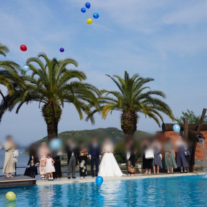 バルーン演出|722452さんのTHE VILLA HAMANAKO（ザヴィラハマナコ）の写真(2381056)
