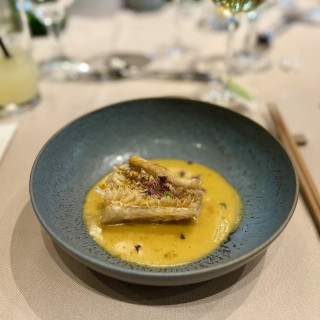 お魚料理。フィッシュスプーンが欲しかった。