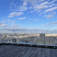 ガーデンからの景色は絶景です。高層階ならではの特別感あります