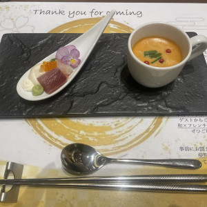 濃厚スープ|722940さんのラグナスイート 新横浜 ホテル＆ウェディングの写真(2637210)