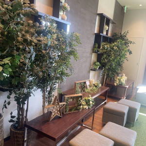 緑が感じられるスペース|722940さんのラグナスイート 新横浜 ホテル＆ウェディングの写真(2637207)