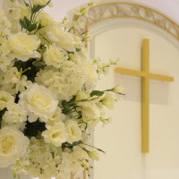 一番前のお花はフェイクでしたが豪華