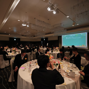クイズ大会も、動画再生と同じくプロジェクタを使えました|723163さんの名古屋マリオットアソシアホテルの写真(2498566)