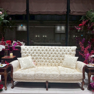 ソファ|723177さんのアルカンシエル luxe mariage 大阪（アルカンシエルグループ）の写真(2432520)