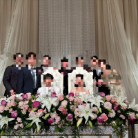 披露宴会場の装花