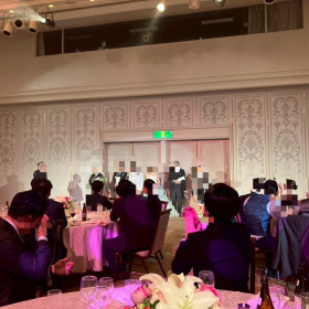 披露宴会場の雰囲気