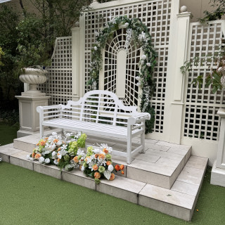 ガーデンにも高砂のようなものがありました。