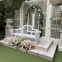 ガーデンにも高砂のようなものがありました。