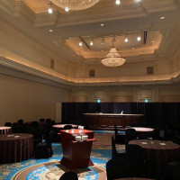 ウェルカムドリンクがでる場所