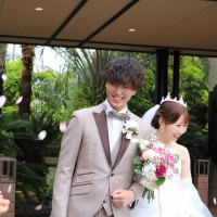 庭は緑が綺麗でした