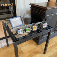 コーヒー豆を演出に使うアイデア